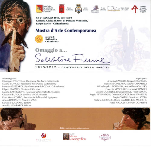 Omaggio a... Salvatore Fiume 1915-2015 • Centenario della nascita