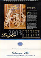 Calendario 2003. Il patrimonio artistico del Fondo Edifici di Culto