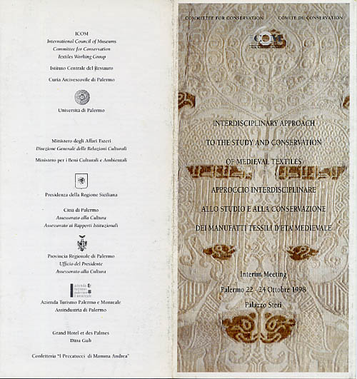 Approccio interdisciplinare allo studio e alla conservazione dei manufatti tessili d'età Medievale